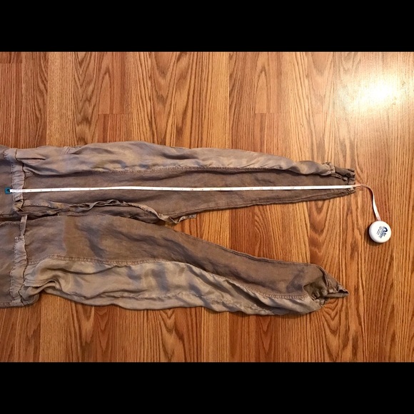 Yfb Clothing Linette Linen-blend Jumpsuit in Teak - Picture 8 of 8